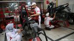 Jelang Mudik Lebaran Servis Motor Meningkat
