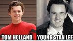 Ini Bukti Kemiripan Tom Holland dengan Stan Lee Muda