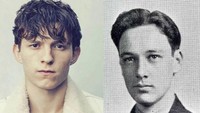 Meski Tom Holland punya gestur mulut yang beda, namun baik mata maupun hidung tampak mirip. Dok. Ist