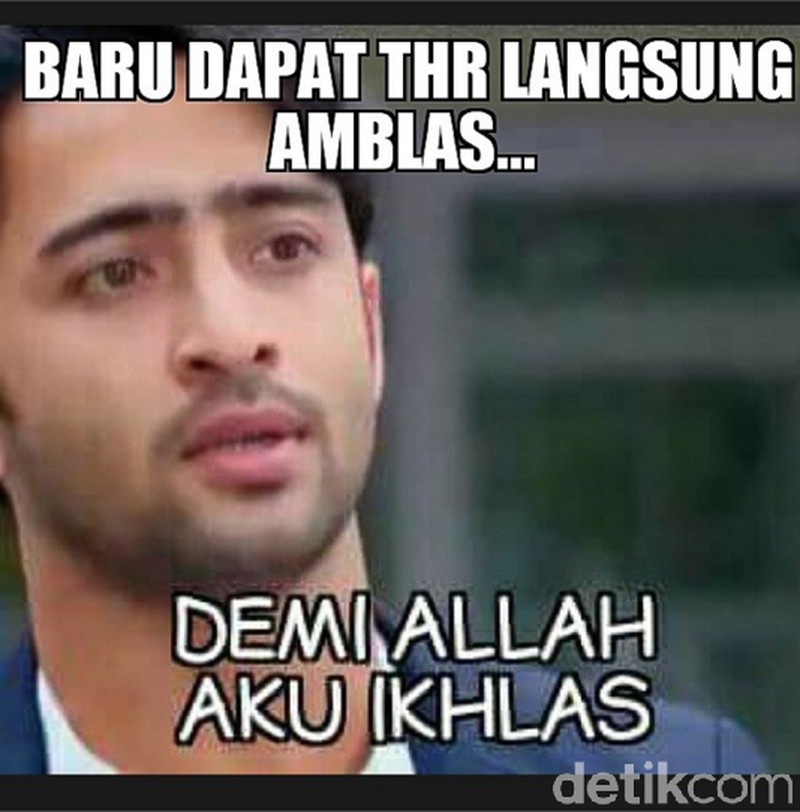 meme thr habis, meme thr numpang lewat