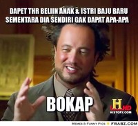 meme thr habis, meme thr numpang lewat