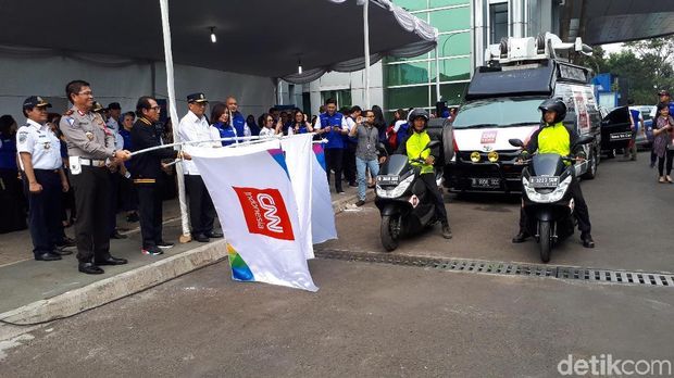  Lepas Tim Liputan Transmedia, Menhub Yakin Mudik 2018 Bahagia