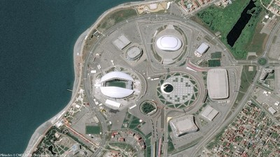 Foto: Penampakan Stadion-stadion Piala Dunia 2018 dari Citra Satelit