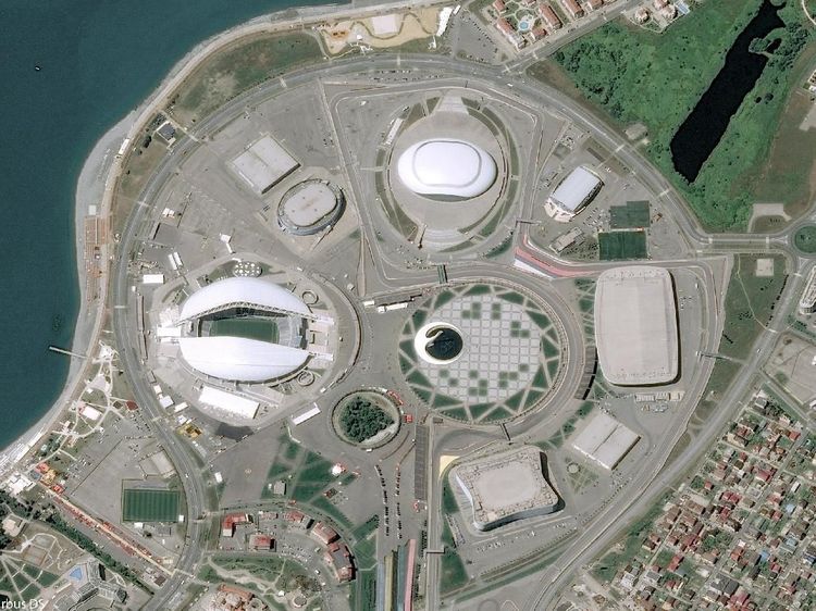 Foto: Penampakan Stadion-stadion Piala Dunia 2018 dari Citra Satelit