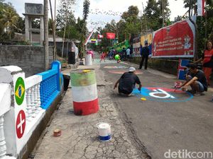Mengintip Warna-warni Meriahnya Kampung Piala Dunia di Boyolali