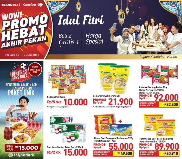 Promo Minyak Goreng hingga Gula Pasir di Transmart Carrefour