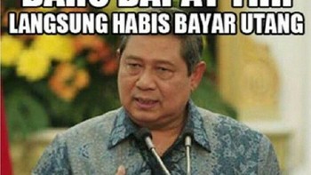 Prihatin THR baru dapat langsung habis bayar utang. Foto: Internet