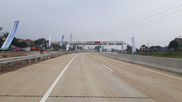 Penampakan Tol Bocimi untuk mudik Lebaran