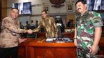 Menhan, Panglima TNI dan DPR Rapat Bahas Anggaran