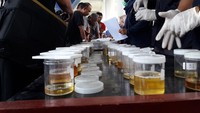Ada 5 indikator jenis narkoba yang dites kepada para sopir, yakni ganja, kokain, ekstasi, sabu dan obat penenang (Foto: Isal Mawardi-detikcom)