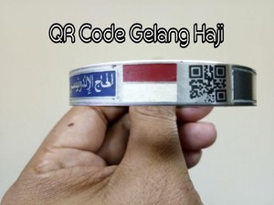 Gelang Jemaah Haji Kini Dilengkapi QR Code Terintegrasi Berbagai Data