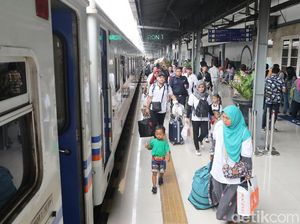 Pemudik Melonjak, Gerbong Kereta di Sumsel Ditambah