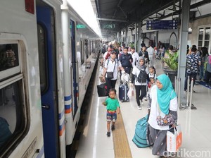 Pemudik Melonjak, Gerbong Kereta di Sumsel Ditambah