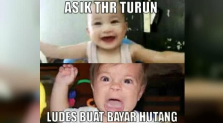 meme thr habis, meme thr numpang lewat