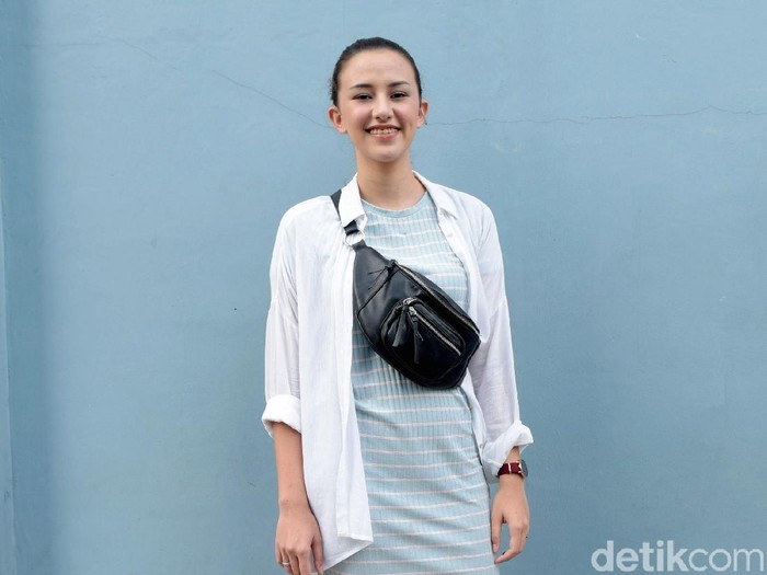 Dahlia Poland saat ditemui di Trans TV.