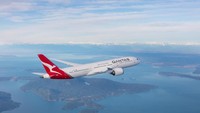 Peringkat pertama diduduki oleh Qantas. Maskapai Qantas memang sudah langganan menjadi juara sejak tahun 2014. (@wutipi/Instagram)