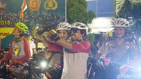 Mudik naik sepeda juga sekaligus untuk mengkampanyekan sepeda sebagai sarana transportasi alternatif yang sehat dan ramah lingkungan. (Foto: AN Uyung Pramudiarja/detikHealth)