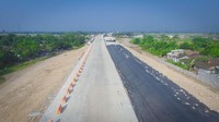 Untuk arus balik, nantinya akan lebih lancar karena jembatan sudah bisa dilalui. Dok. Waskita Karya.