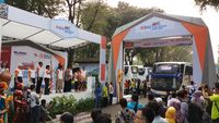 BNI mengantarkan para pemudik bus ke tujuh jurusan atau kota besar di Jawa yaitu Cirebon dan 3 kota di Sumatera / dok. BNI