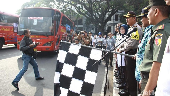 900 Orang Ikut Mudik Gratis Kota Malang