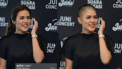 Begini Penampilan Artis Indonesia Jika Botak, Tetap Cantik atau Kocak?