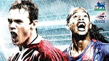 Wayne Rooney dan Ronaldinho menghiasi sampul FIFA 06. Foto: Istimewa