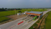 Pembangunan Tol ini juga menggunakan skema KPBU, dimana Pemerintah memberikan dukungan konstruksi sepanjang 37,51 km. Pool/Waskita Karya.