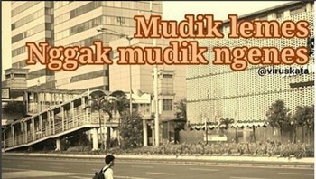 Mudik ngenes. Foto: Internet