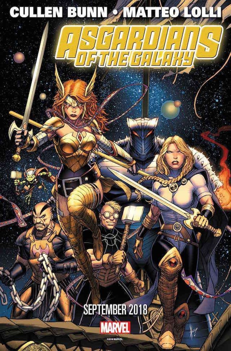 Marvel Comics Ungkap Line Up Komik Asgardians Of The Galaxy