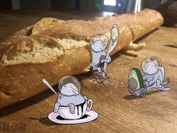 Karakter Kartun Dipadukan Dunia Nyata Jadi Karya Keren