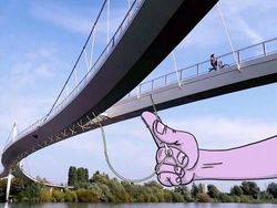 Karakter Kartun Dipadukan Dunia Nyata Jadi Karya Keren