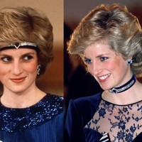 Diana mendapatkan batu safir biru dari kunjungannya ke Arab Saudi. Batu biru yang awalnya dikemas sebagai jam tangan, dikreasikan Diana menjadi headband dan juga choker yang fashionable. Foto: Ist.