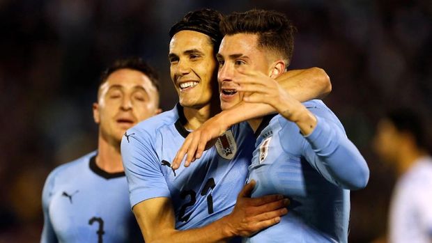 Timnas Uruguay jadi tim paling difavoritkan di grup A Piala Dunia 2018.