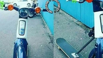 Ngirit bensin tapi bikin kaki gempor. (Foto: Internet)