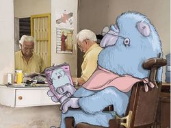 Karakter Kartun Dipadukan Dunia Nyata Jadi Karya Keren