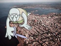 Karakter Kartun Dipadukan Dunia Nyata Jadi Karya Keren