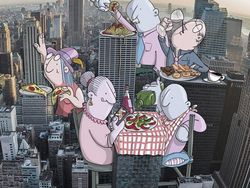 Karakter Kartun Dipadukan Dunia Nyata Jadi Karya Keren