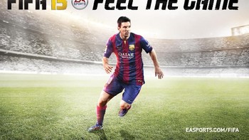 Messi menjalani tahun ketiganya menjadi model sampul game FIFA untuk di edisi FIFA 15. Foto: EA