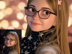 Keren! Pakar Photoshop Bikin Orang Biasa Jadi Animasi Pixar