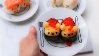 Karakter Tsum Tsum ini bisa dibuat sushi. Ada Donald Duck, Winnie The Pooh hingga Piglet yang tampil menggemaskan. Sayang ya buat dimakan? Foto: Istimewa