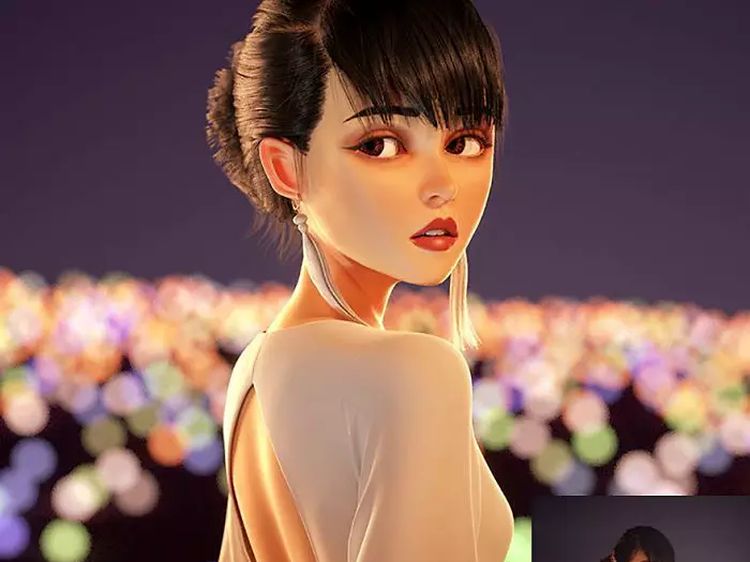 Keren! Pakar Photoshop Bikin Orang Biasa Jadi Animasi Pixar