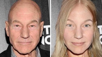 Patrick Stewart berperan sebagai karakter Professor Charles Xavier versi wanita. (Foto: Boredpanda)