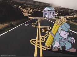 Karakter Kartun Dipadukan Dunia Nyata Jadi Karya Keren