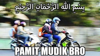 Hati-hati buat yang mudik jangan lupa baca doa. (Foto: Internet)