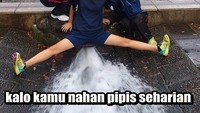 Ketika akhirnya ketemu toilet kosong. (Foto: Internet)