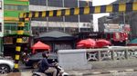 Foto: Belum Sehari, Palang Underpass Tanah Abang Patah