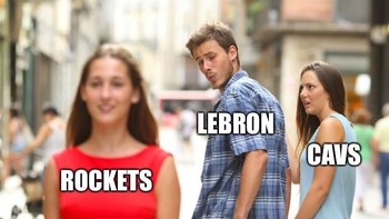 Kabarnya LeBron sudah melirik Houston Rockets sebagai pelabuhan berikutnya. Foto: Istimewa