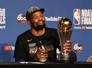 Kevin Durant Jadi MVP Final NBA 2018