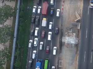 Pantauan Video Kemacetan Cikarang Utama-Karawang Barat