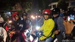 Potret Gatot Nurmantyo Naik Motor Pulang dari Kenduri Cinta